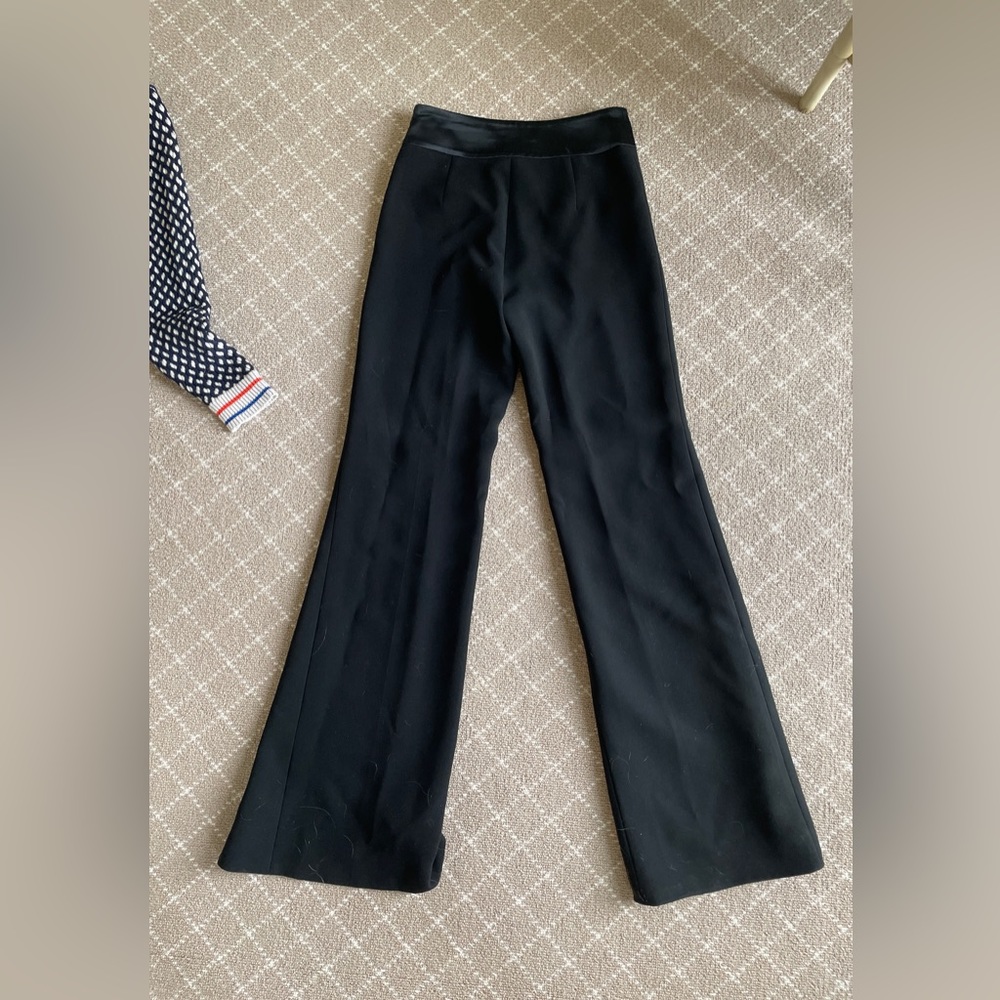 Jonathan Simkhai Split Front Black Trousers - image 3